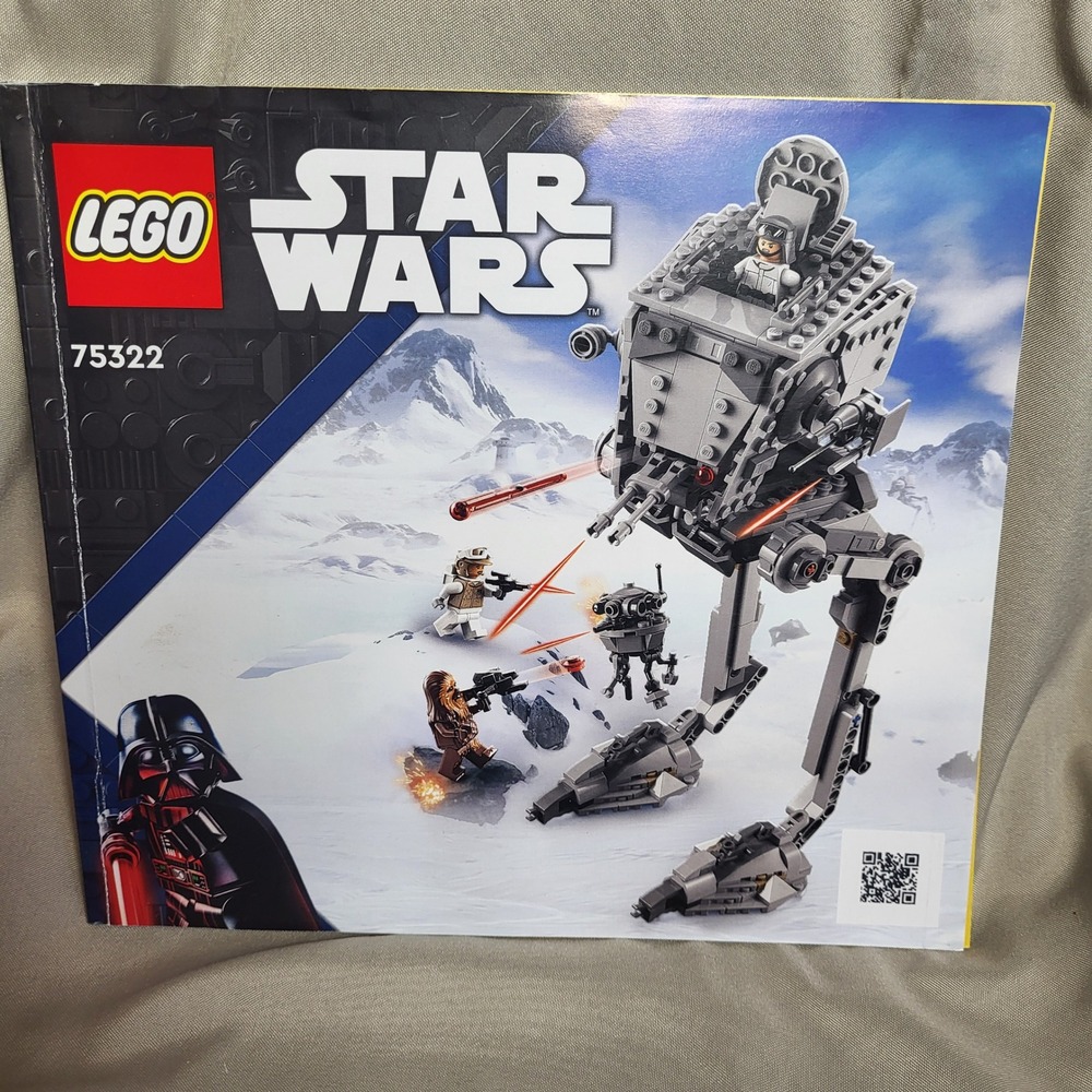 LEGO Star Wars Hoth AT-ST Instruction Manual Only Set 75322‎ Building Guide 2022